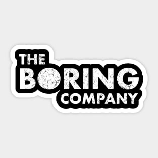 The Boring Company Sticker